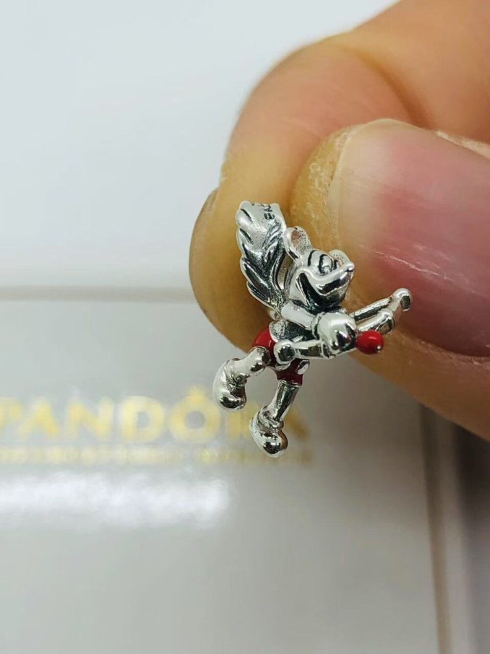 Pandora Disney Mickey Mouse Cupid Charm - Picture 2 of 5